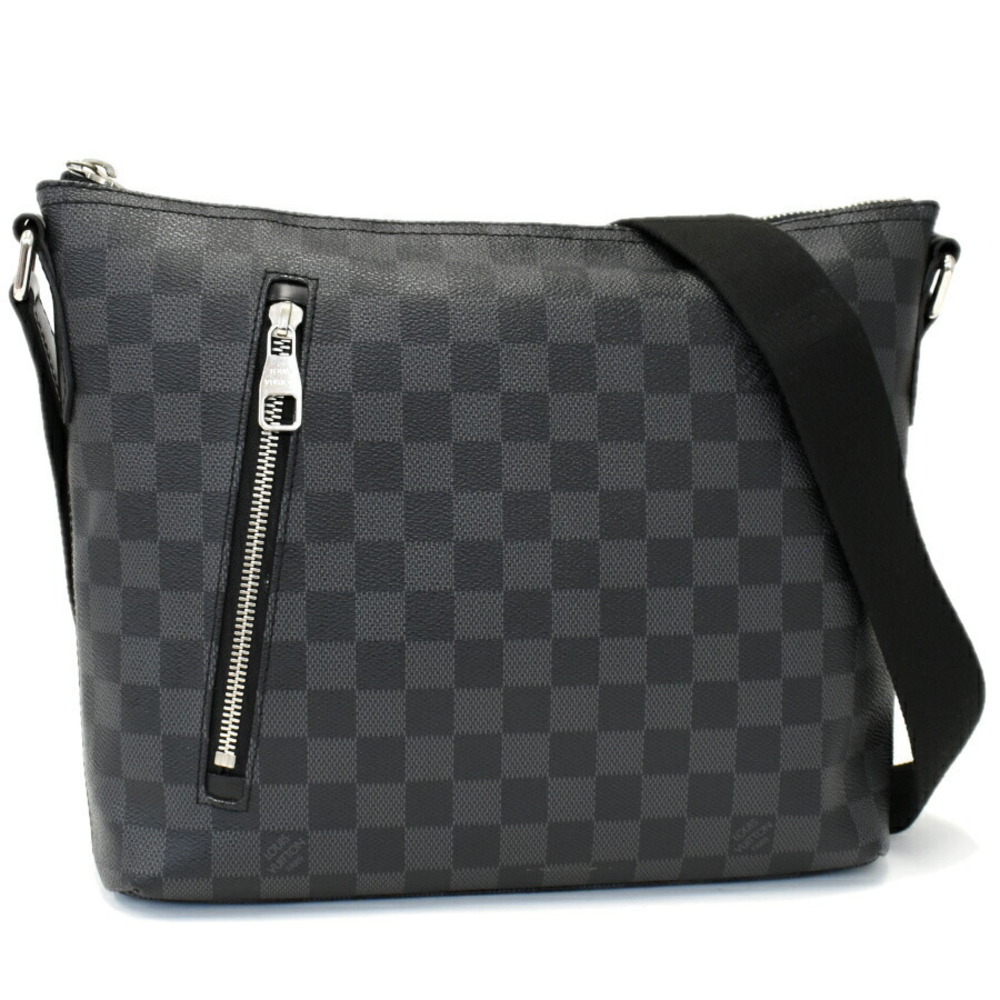 Louis Vuitton Mick Crossbody Shoulder Bag Damier Graphite Black Gray